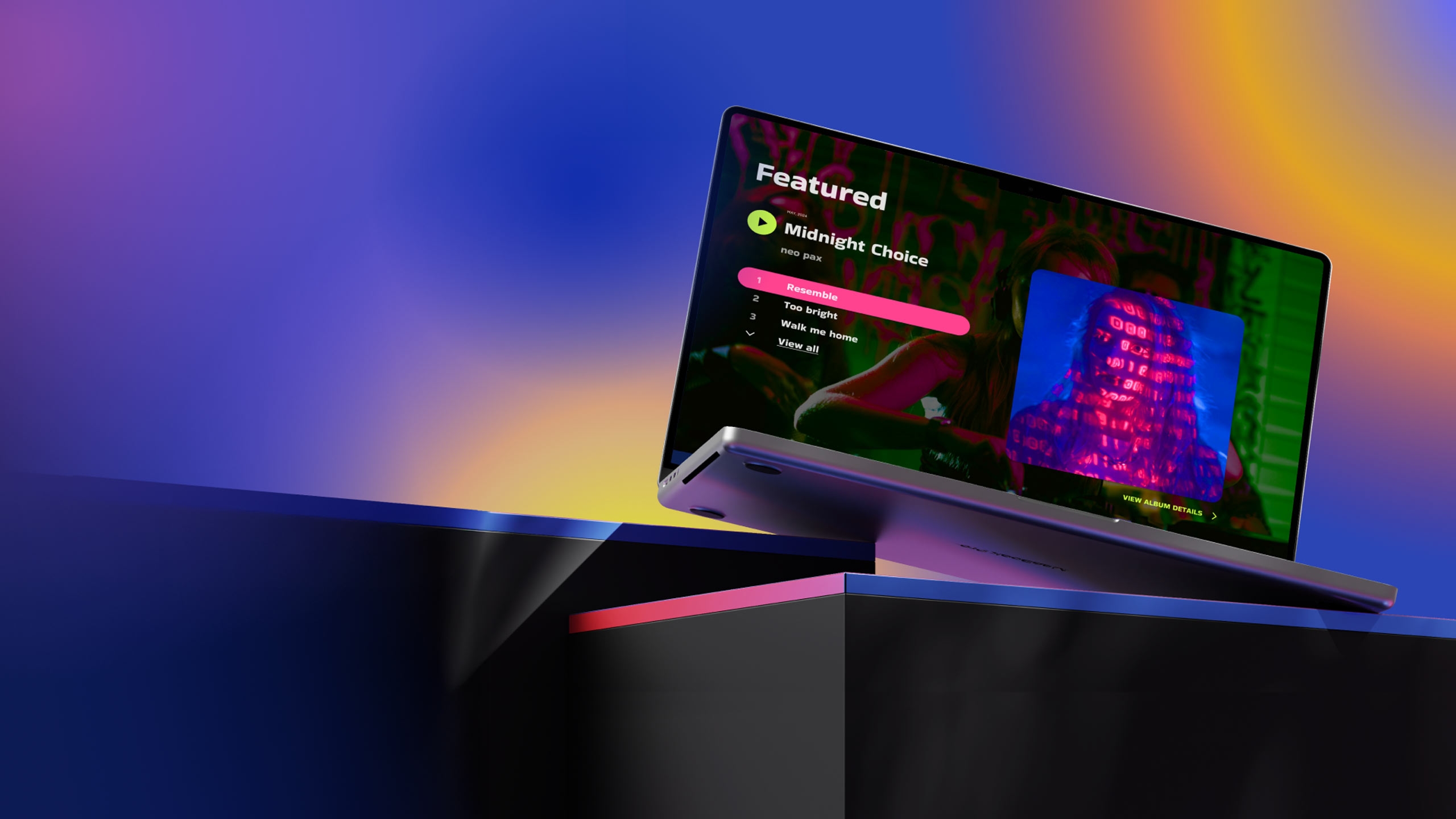 Noiseyard website builder for musicians